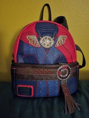 Loungefly Doctor Strange Red & Blue Mini Backpack